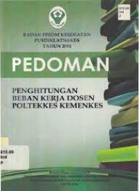 Pedoman Penghitungan Beban Kerja Dosen Poltekkes Kemenkes