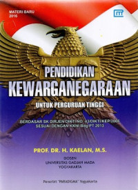 Pendidikan Kewarganegaraan untuk Perguruan Tinggi