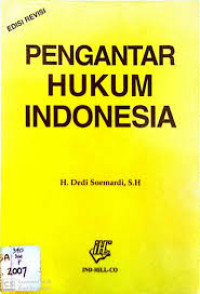 Pengantar Hukum Indonesia edisi revisi